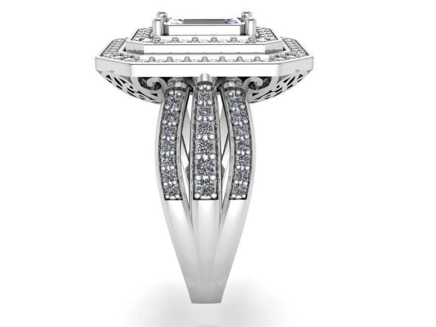 Octagonal Double Halo 4033 3D print model_3