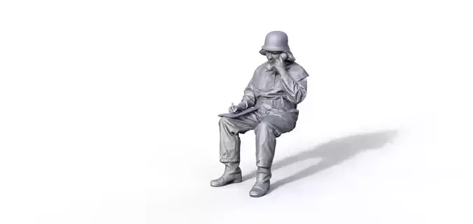 Fire brigade figure GDR Typ 917