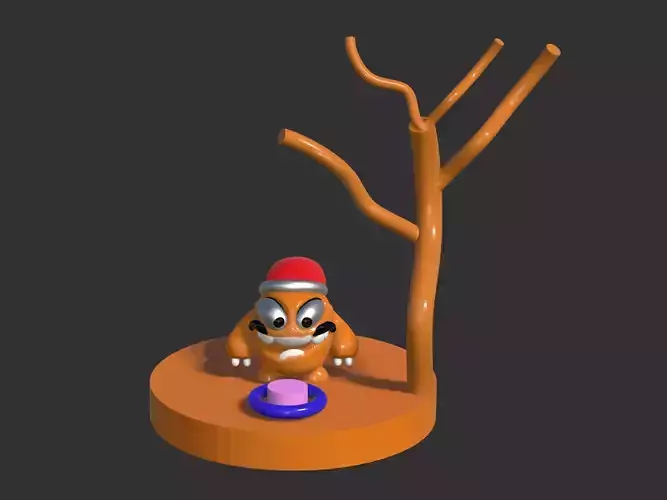 cute christmas monster