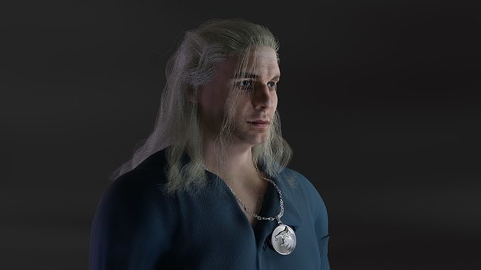 Witcher-Henry Cavil 3D model