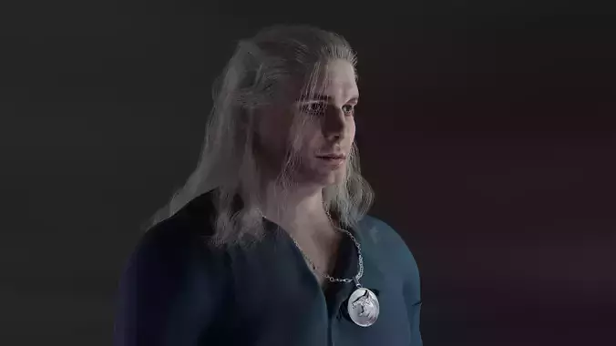 Witcher-Henry Cavil 3D model