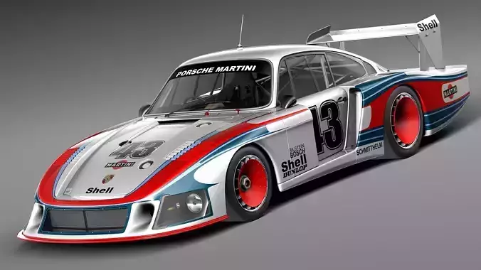 Porsche 935-78 MobyDick 3D model
