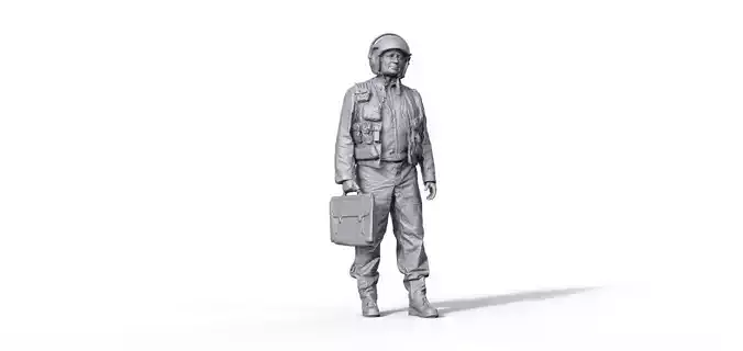Pilot figure Russia Mig Typ 918 3D print model