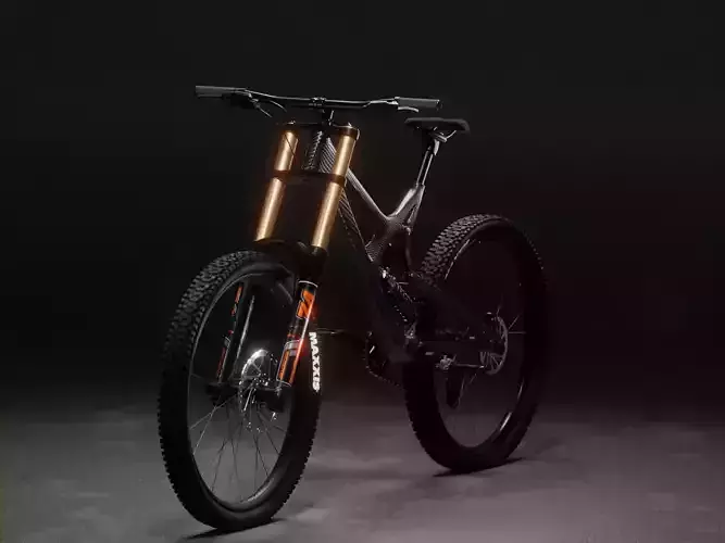 MTB Bike 3D model 02