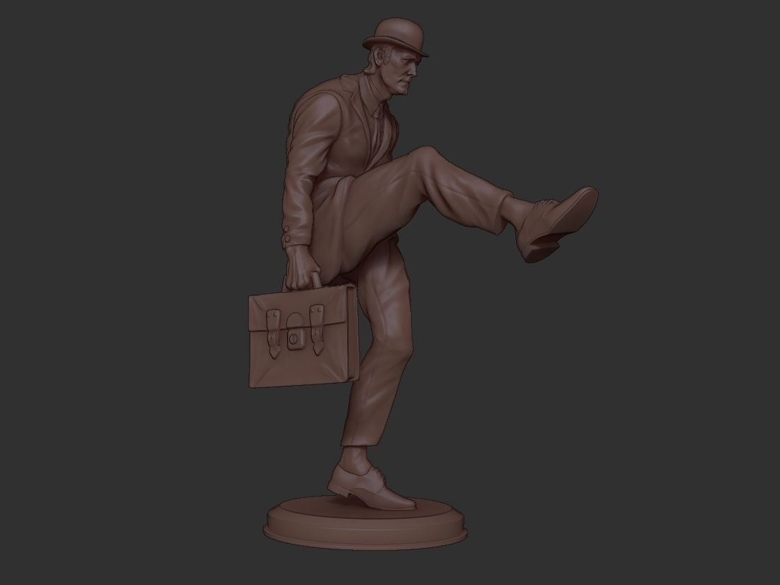 The Ministry of Silly Walks 3D print model_8