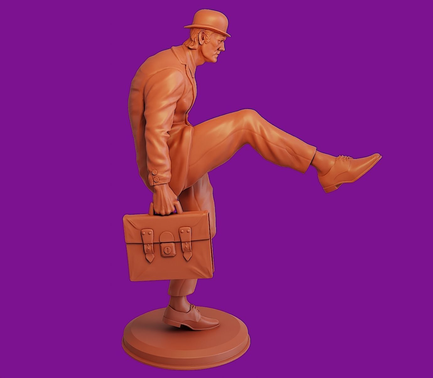 The Ministry of Silly Walks 3D print model_6