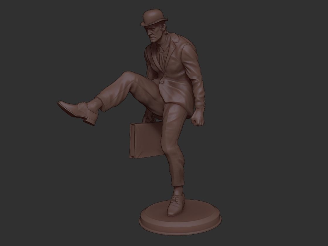The Ministry of Silly Walks 3D print model_7
