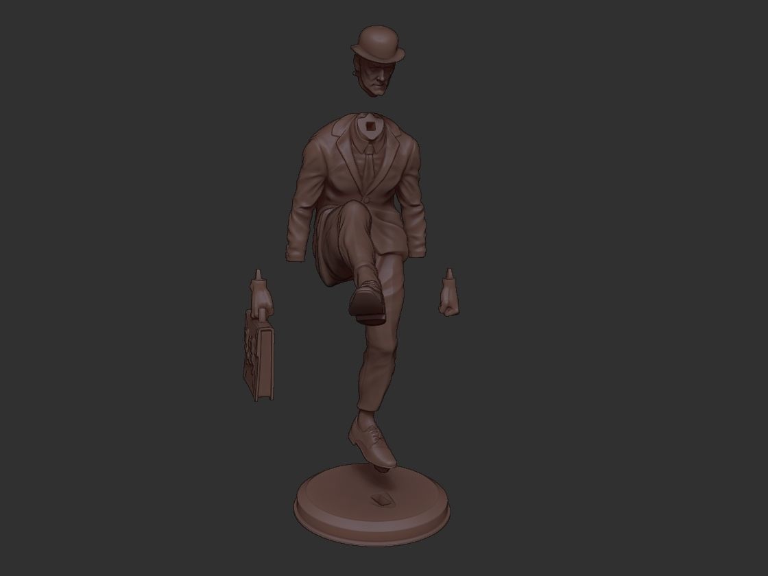 The Ministry of Silly Walks 3D print model_12