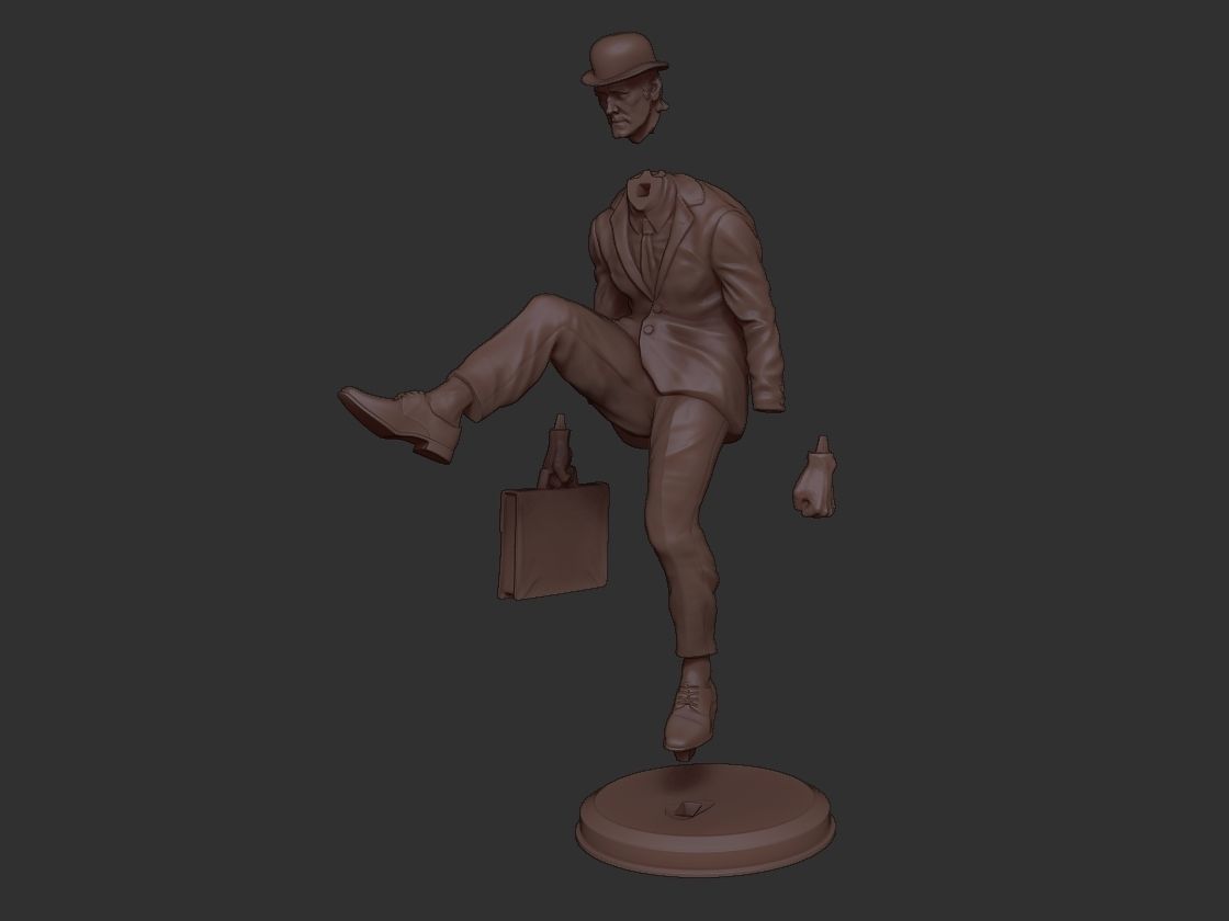 The Ministry of Silly Walks 3D print model_11