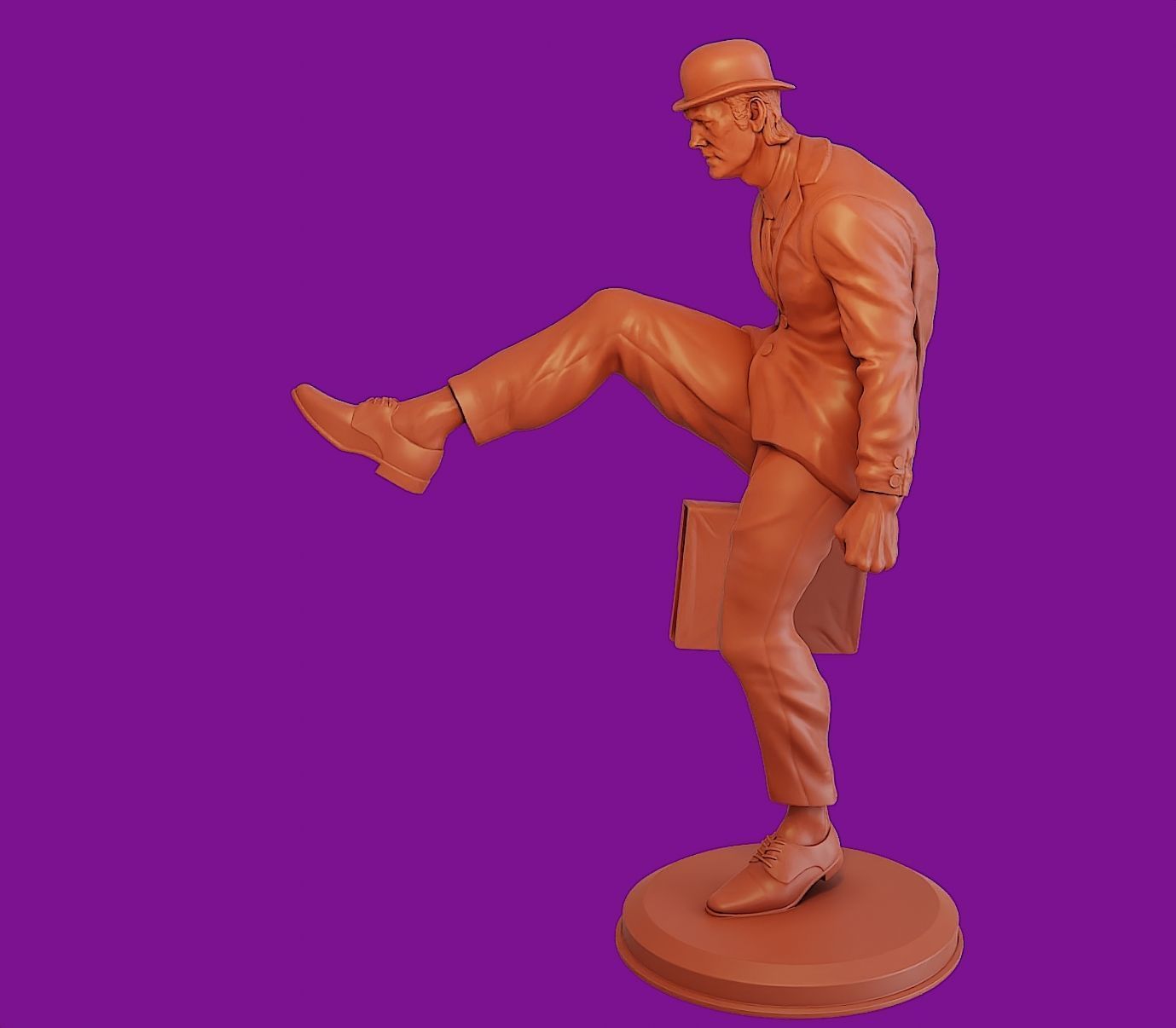 The Ministry of Silly Walks 3D print model_4