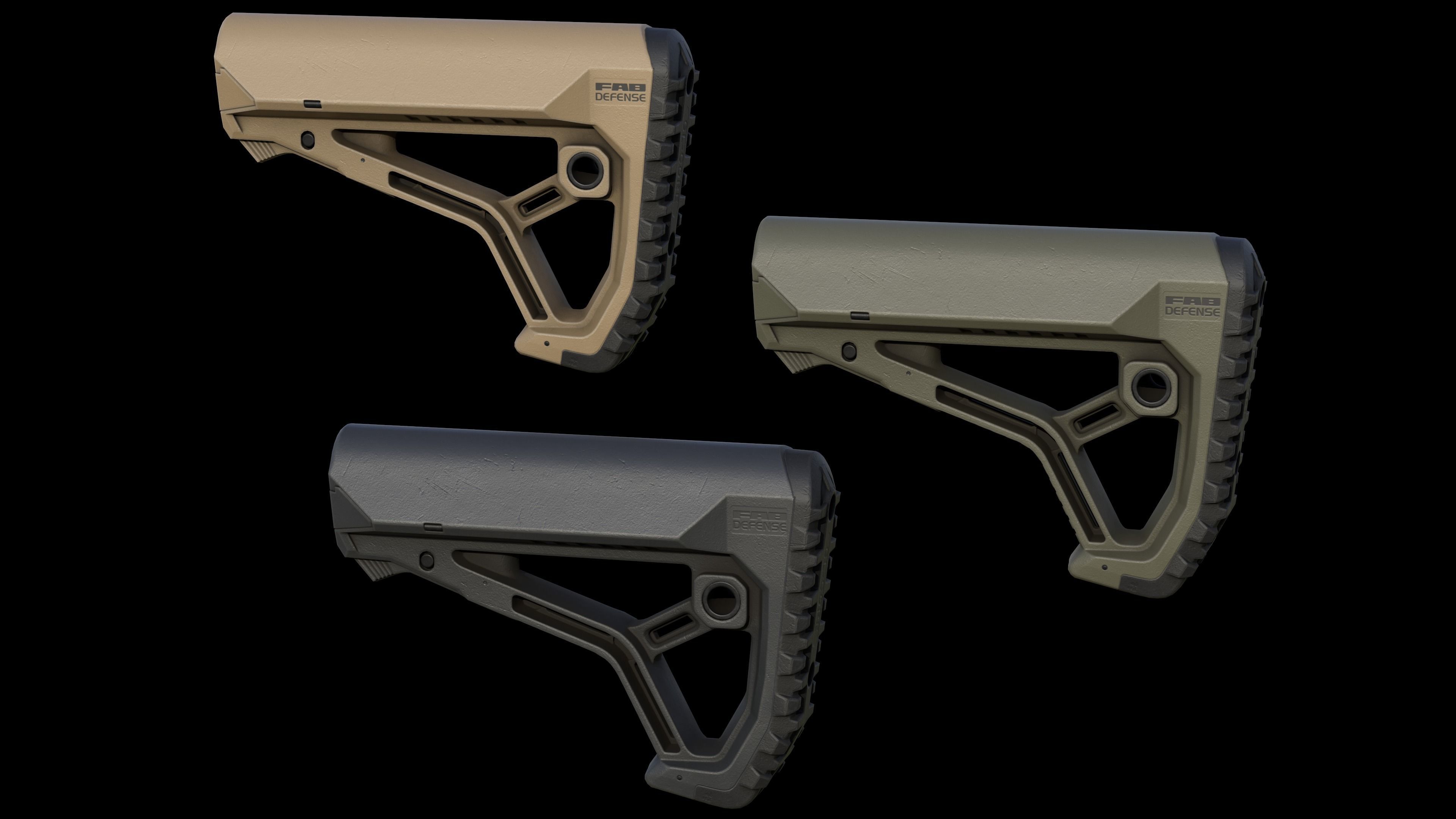 Stocks AR 10 AR 15 Collection Pack4 _9