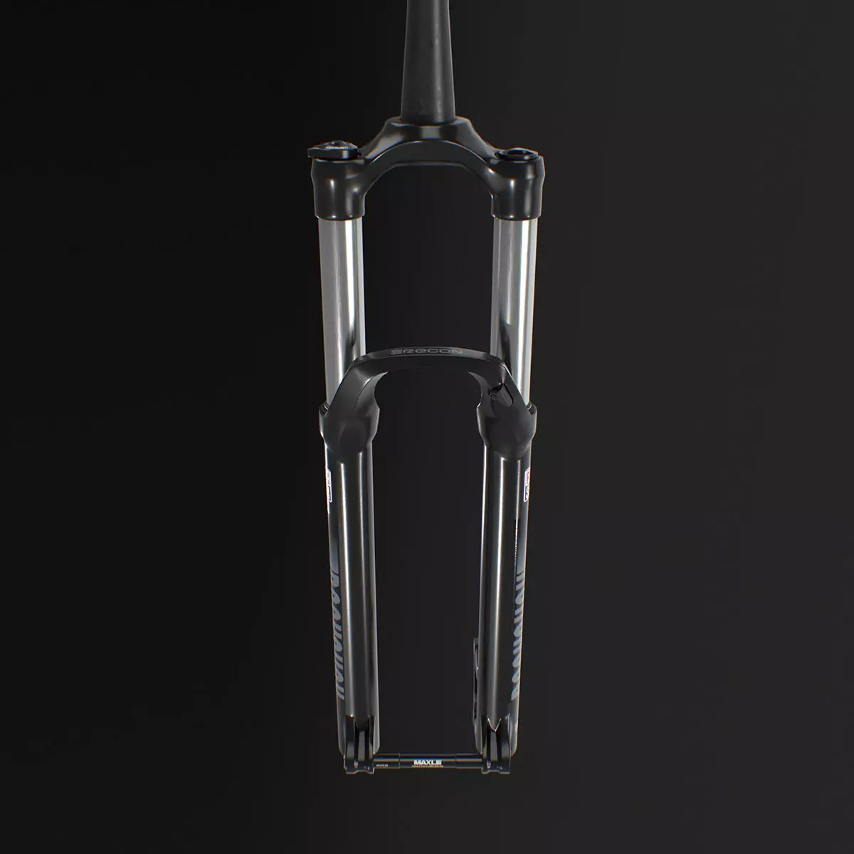 Front suspension Fork Low-poly 3D model_0