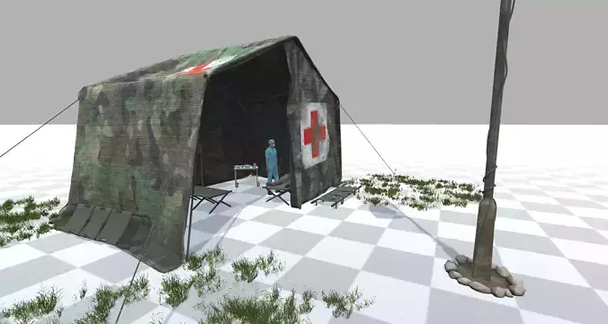 Military field hospital