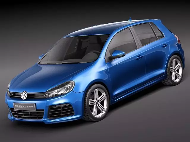 Volkswagen Golf R- 3D model
