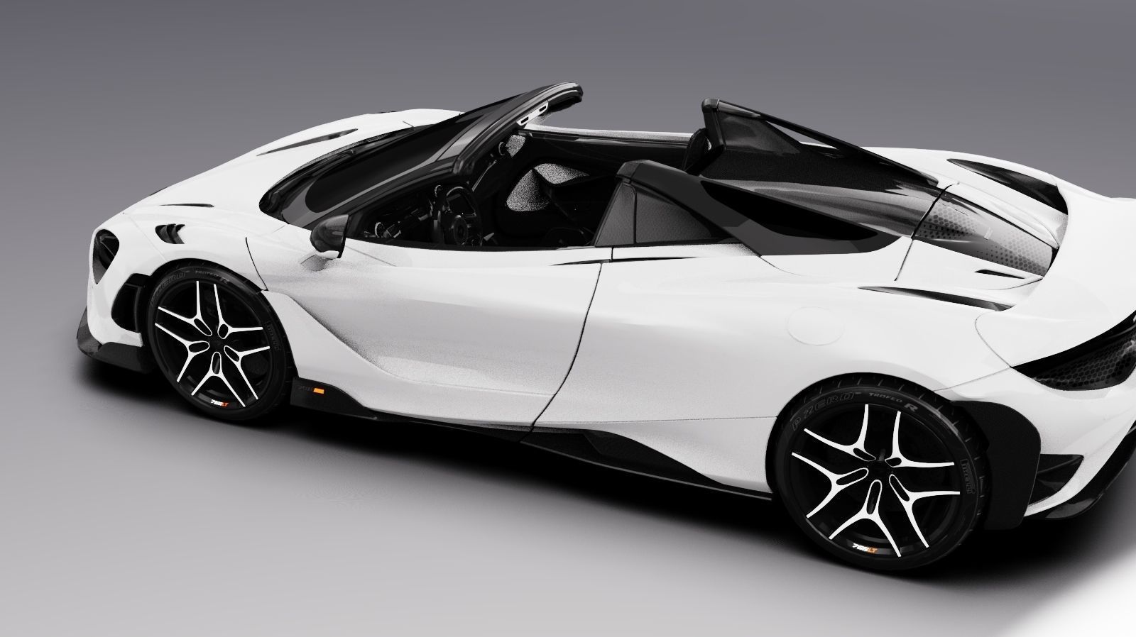 McLaren 765LT Spider 2021 3D model 3D model_1