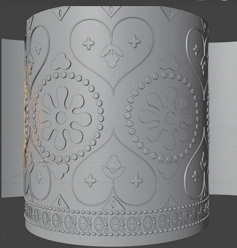 oriantal pot model 3D print model