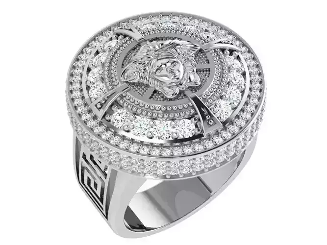 Circle Diamond Fashion Ring 4053