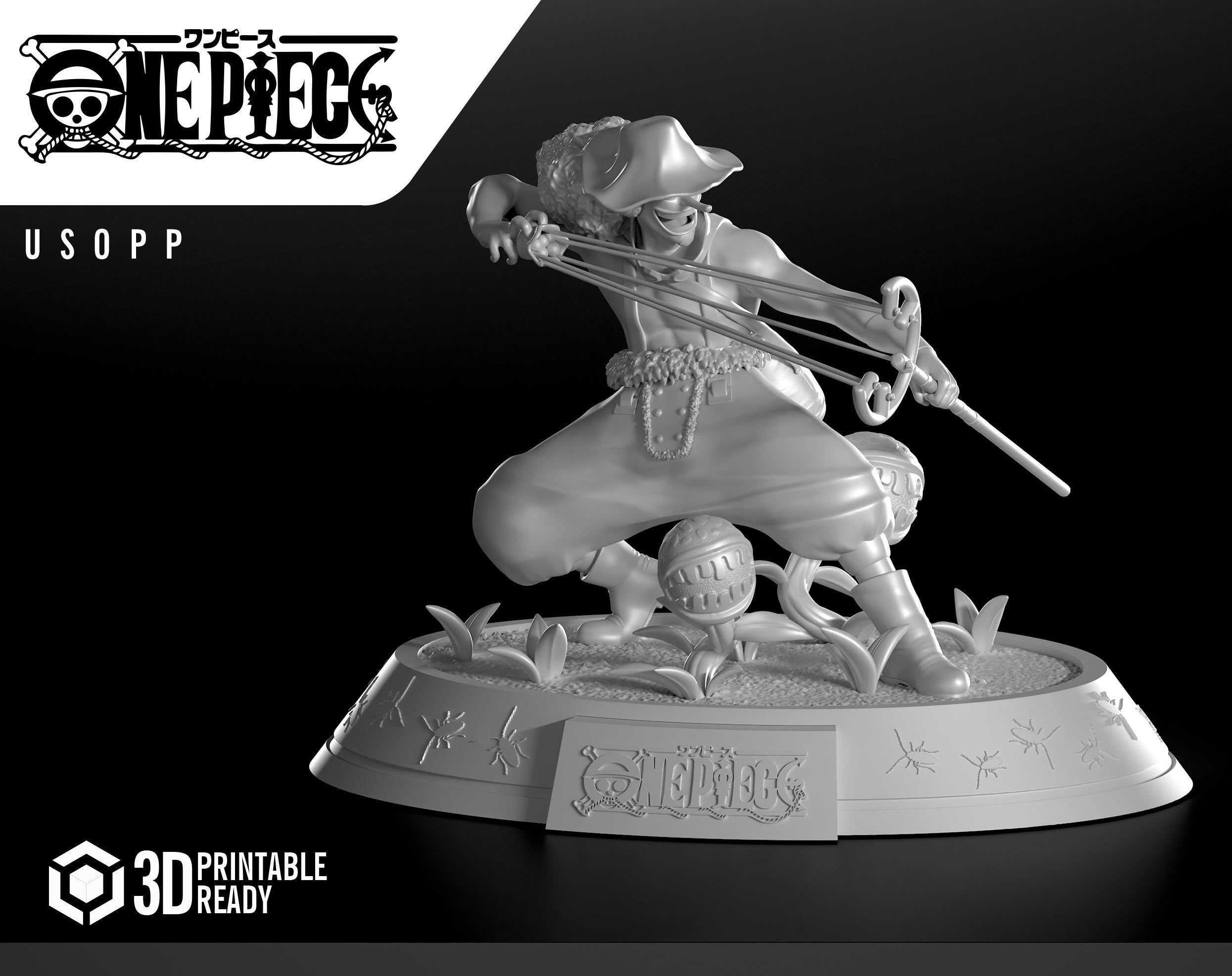 Usopp from One Piece 3D Print Model 3D print model_15