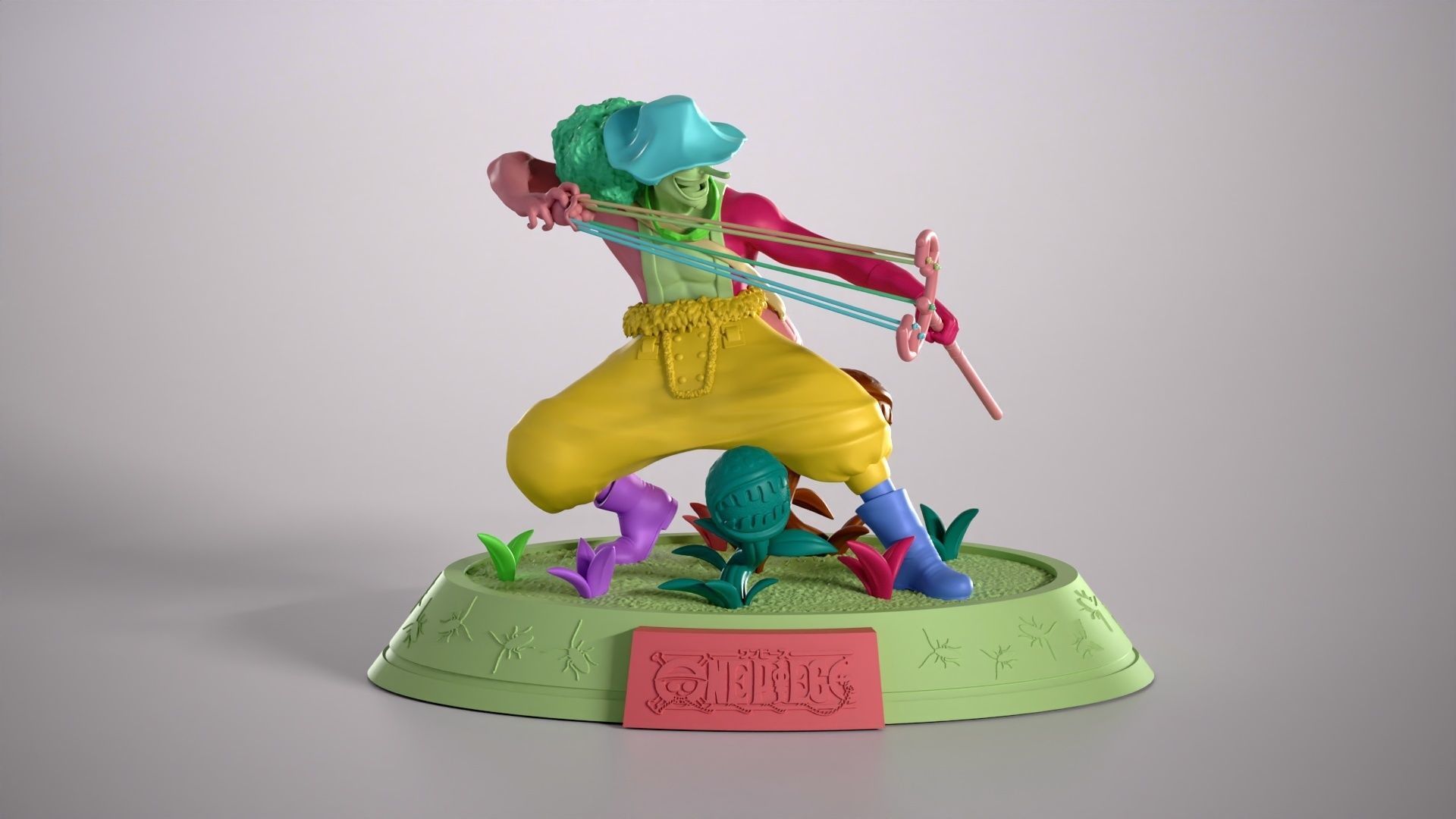 Usopp from One Piece 3D Print Model 3D print model_11