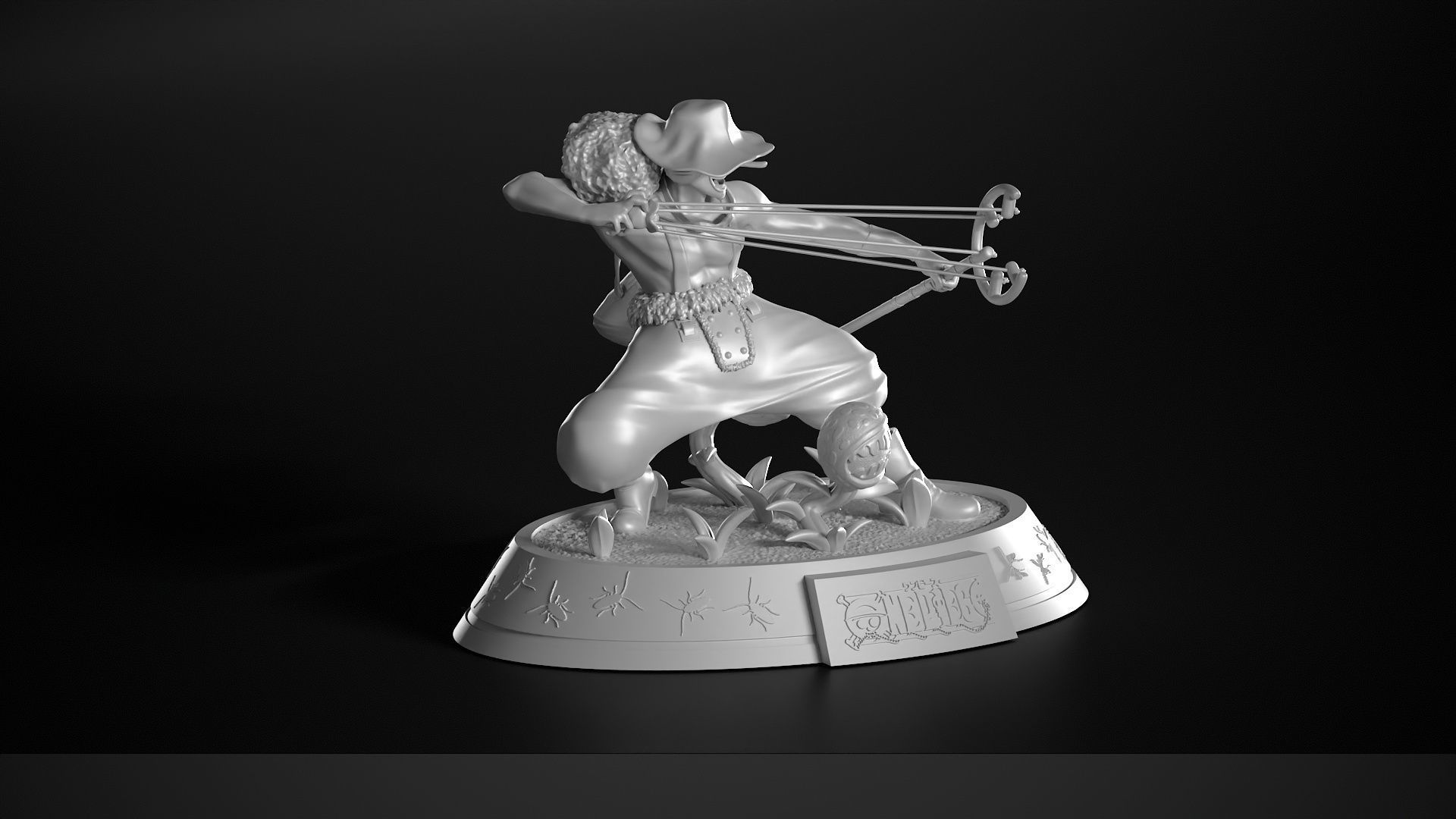 Usopp from One Piece 3D Print Model 3D print model_17