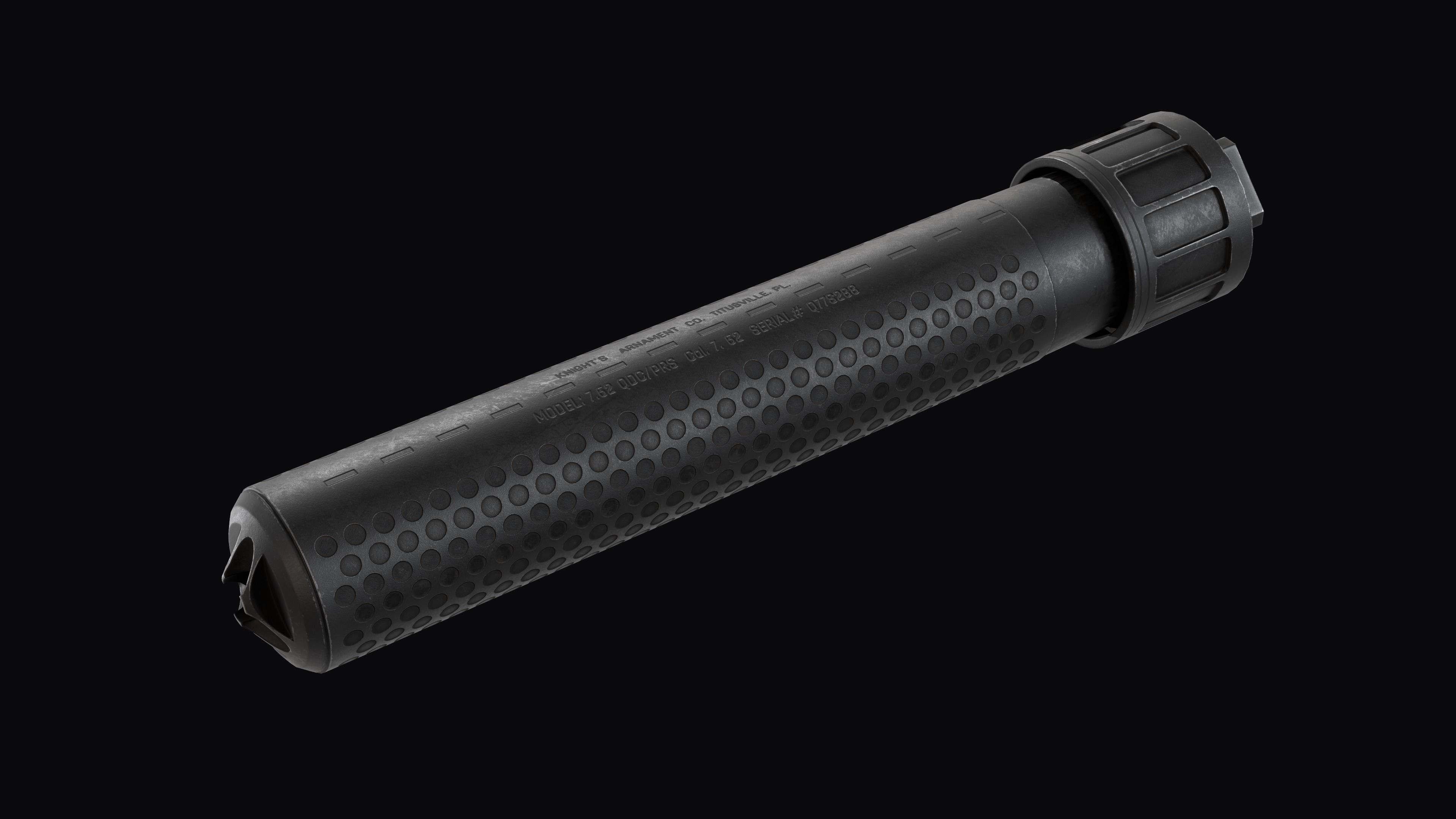 Silencer Suppressor for AR 15 AR 10 AK AKM 308 WIN 9x19mm NATO 3D Model Collection_22