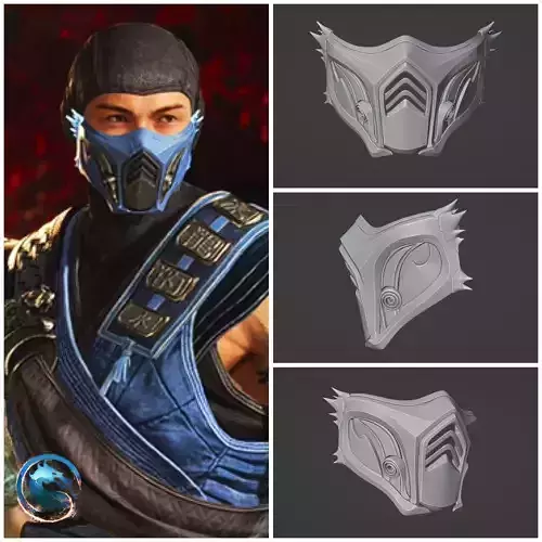 Sub Zero mask from MK1 - Neijin