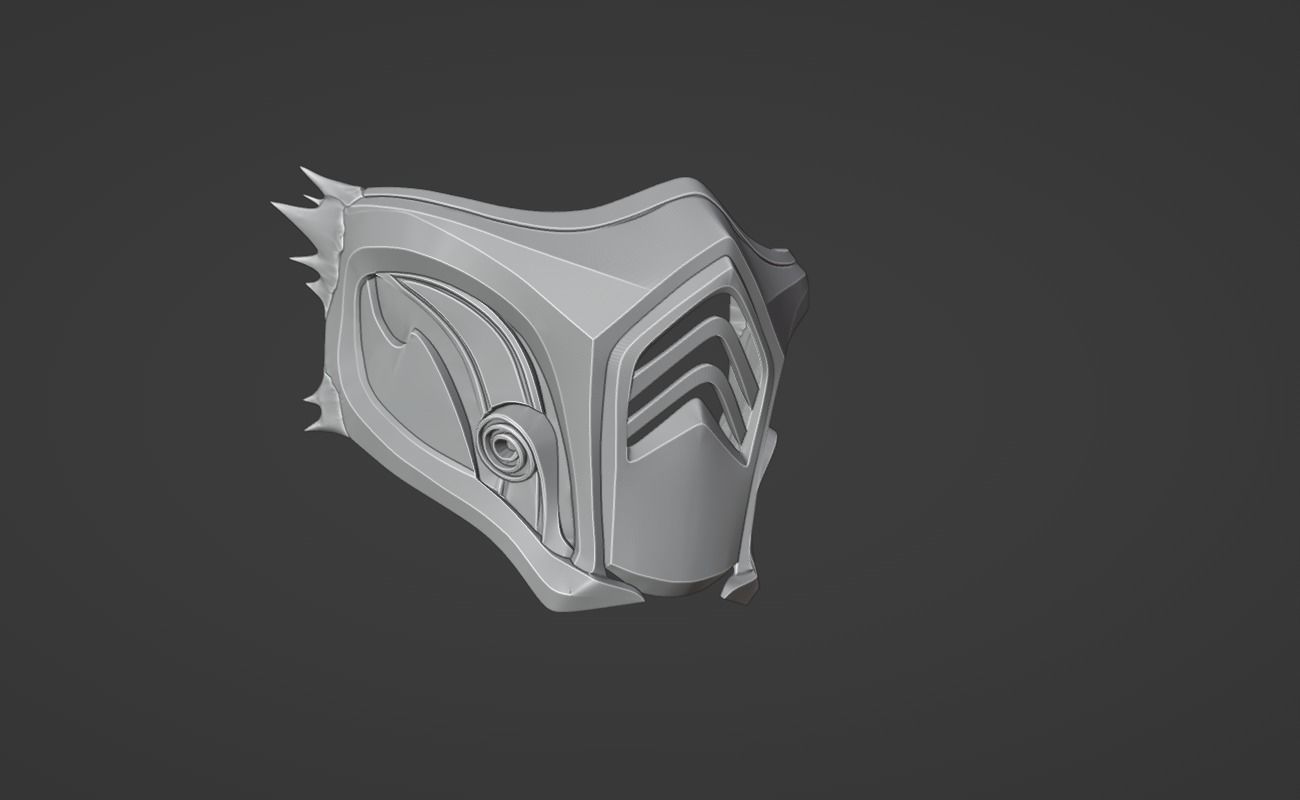 Sub Zero mask from MK1 - Neijin 3D print model_4