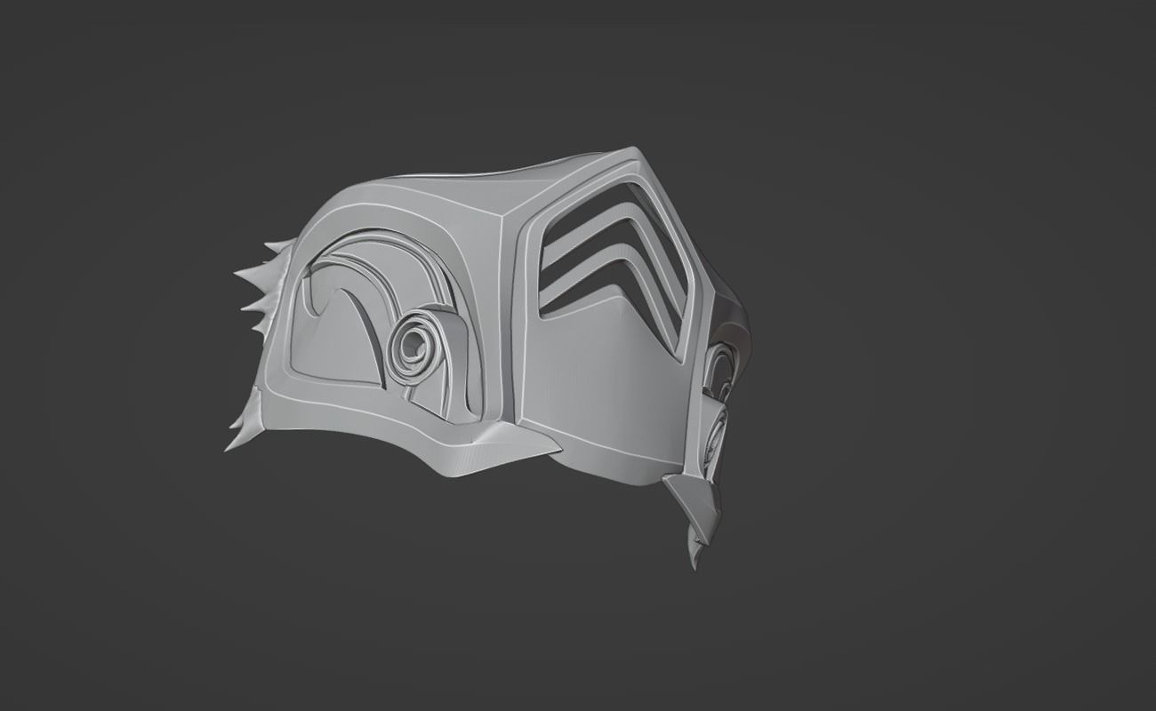 Sub Zero mask from MK1 - Neijin 3D print model_8
