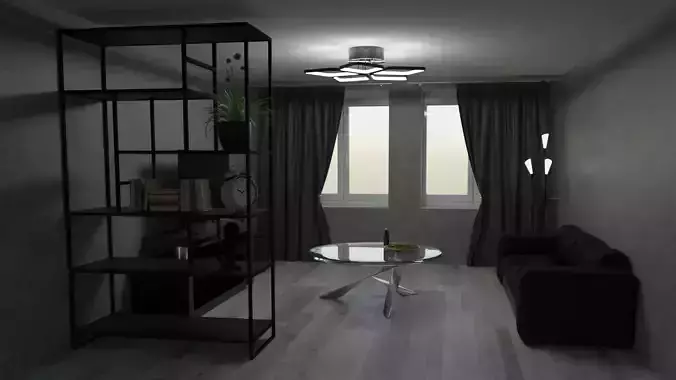 Modern shelf and table