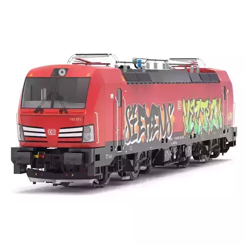Siemens Vectron DB with Graffiti