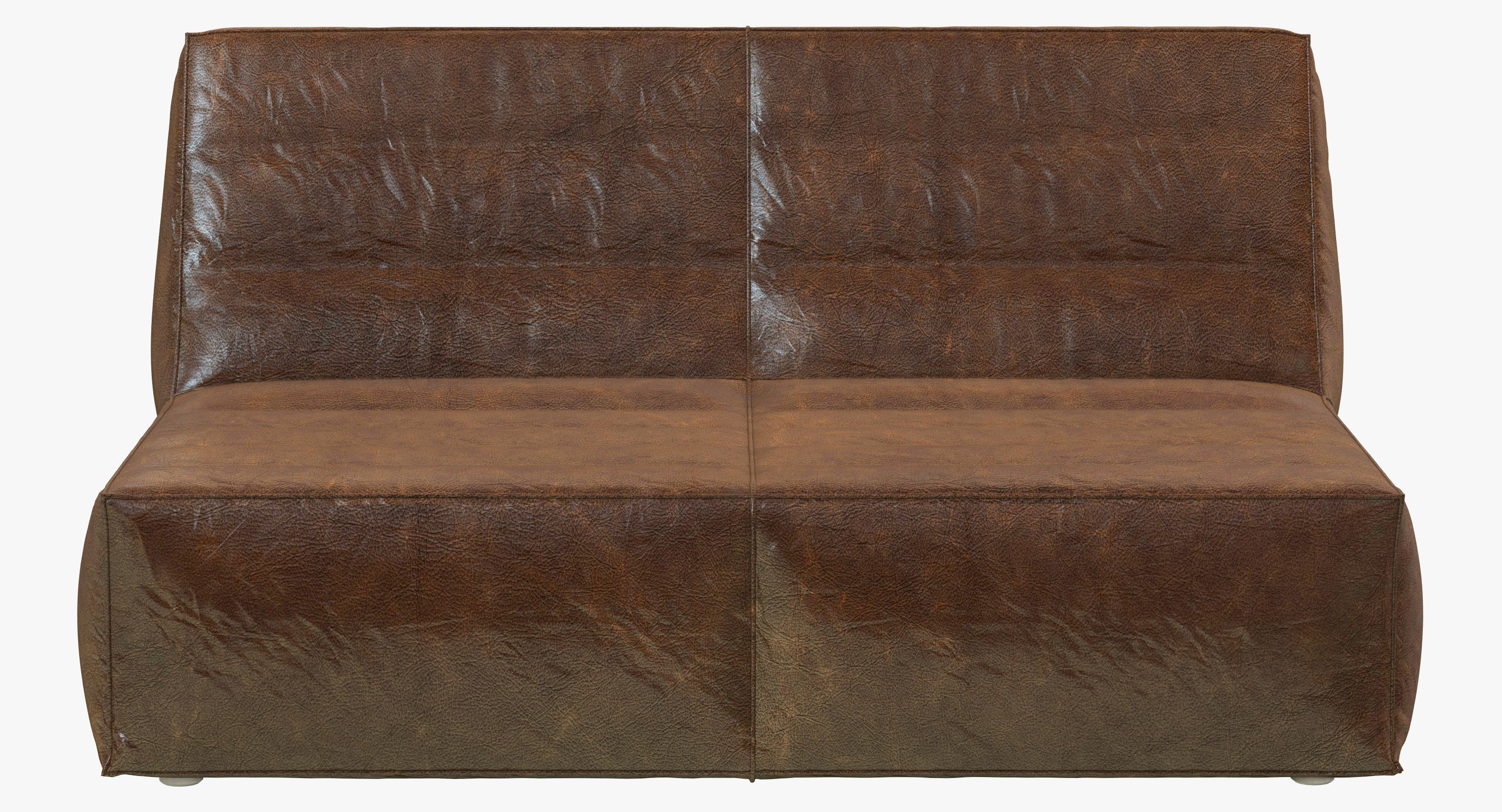 Restoration Hardware Chelsea Leather Chair And Half 3D model_6