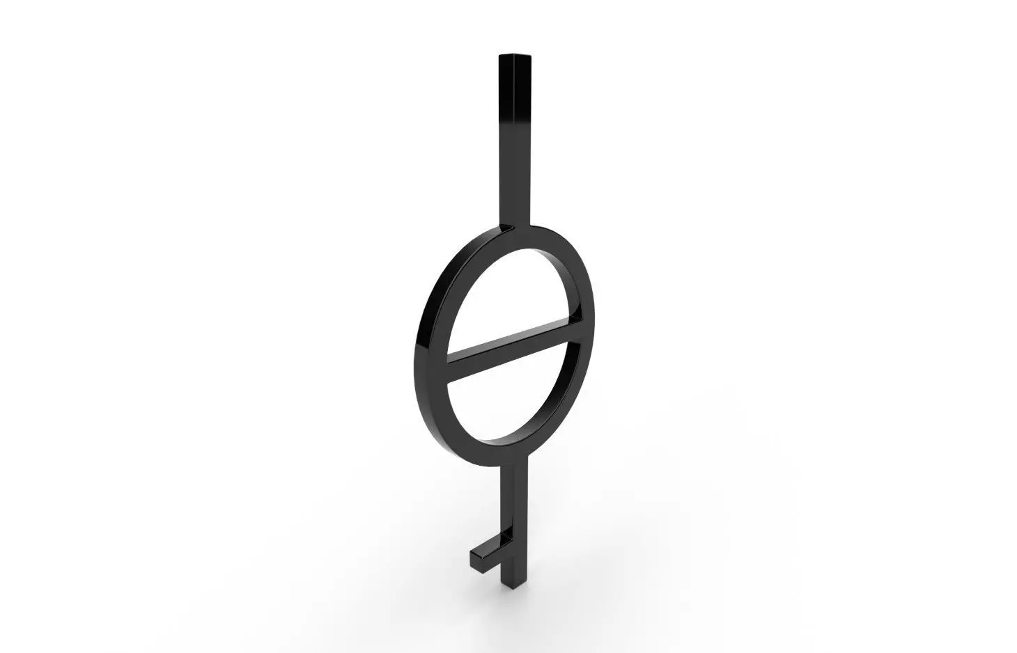 Genders-Demigender Low-poly 3D model_0