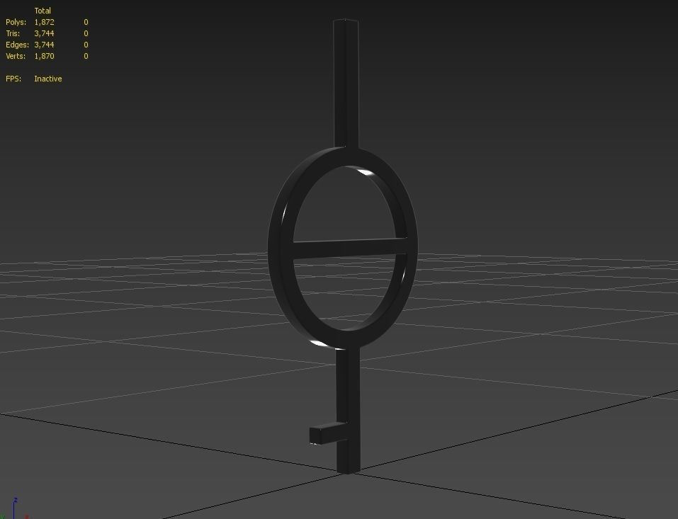 Genders-Demigender Low-poly 3D model_5