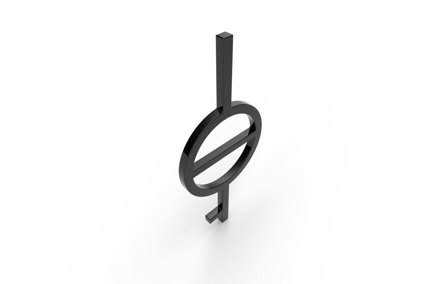 Genders-Demigender Low-poly 3D model_2