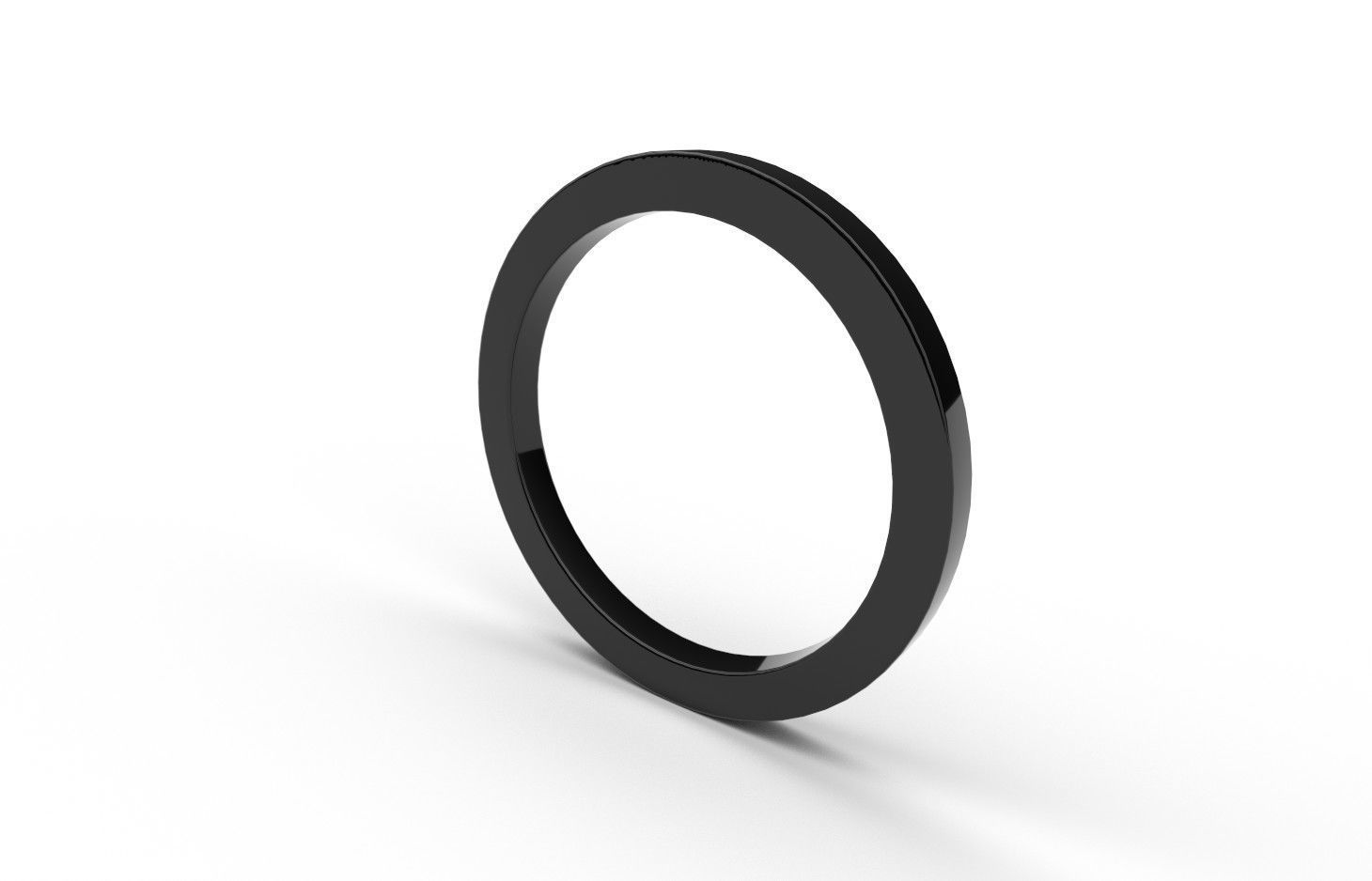 Gender Symbols -Asexual Low-poly 3D model_2