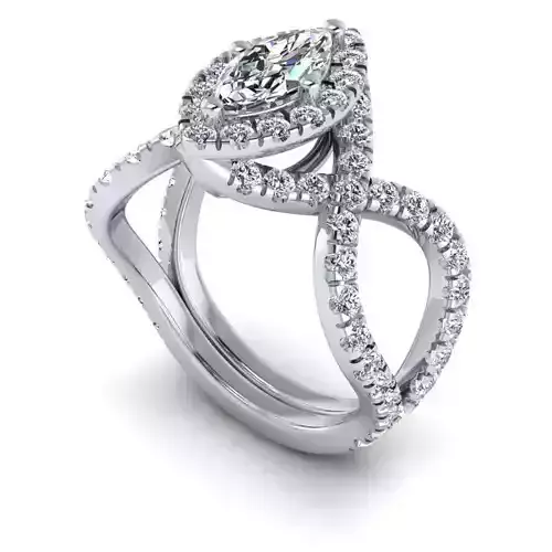 3D CAD RING NJ-2286 3D print model
