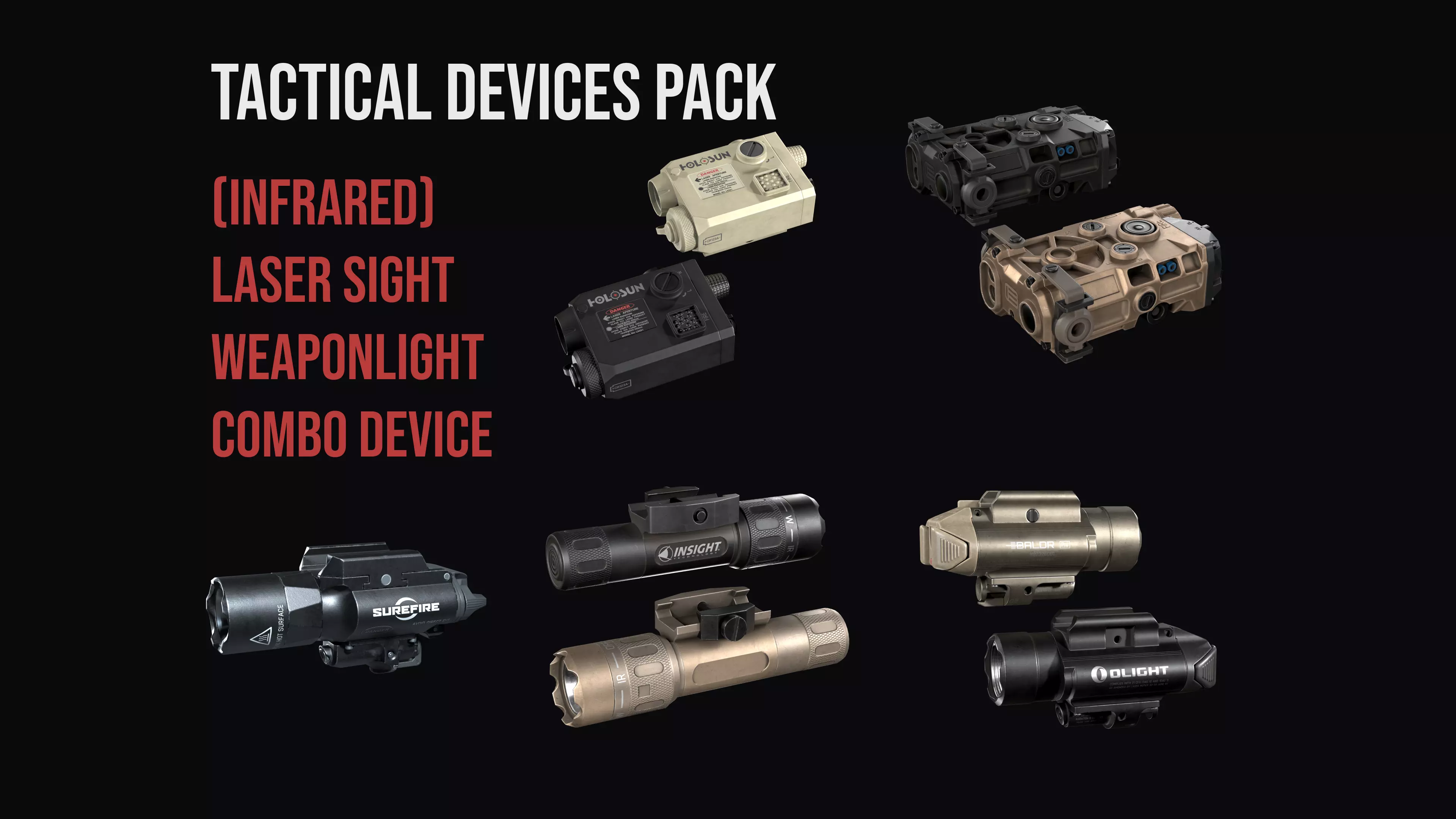 Tactical devices pack collection _0