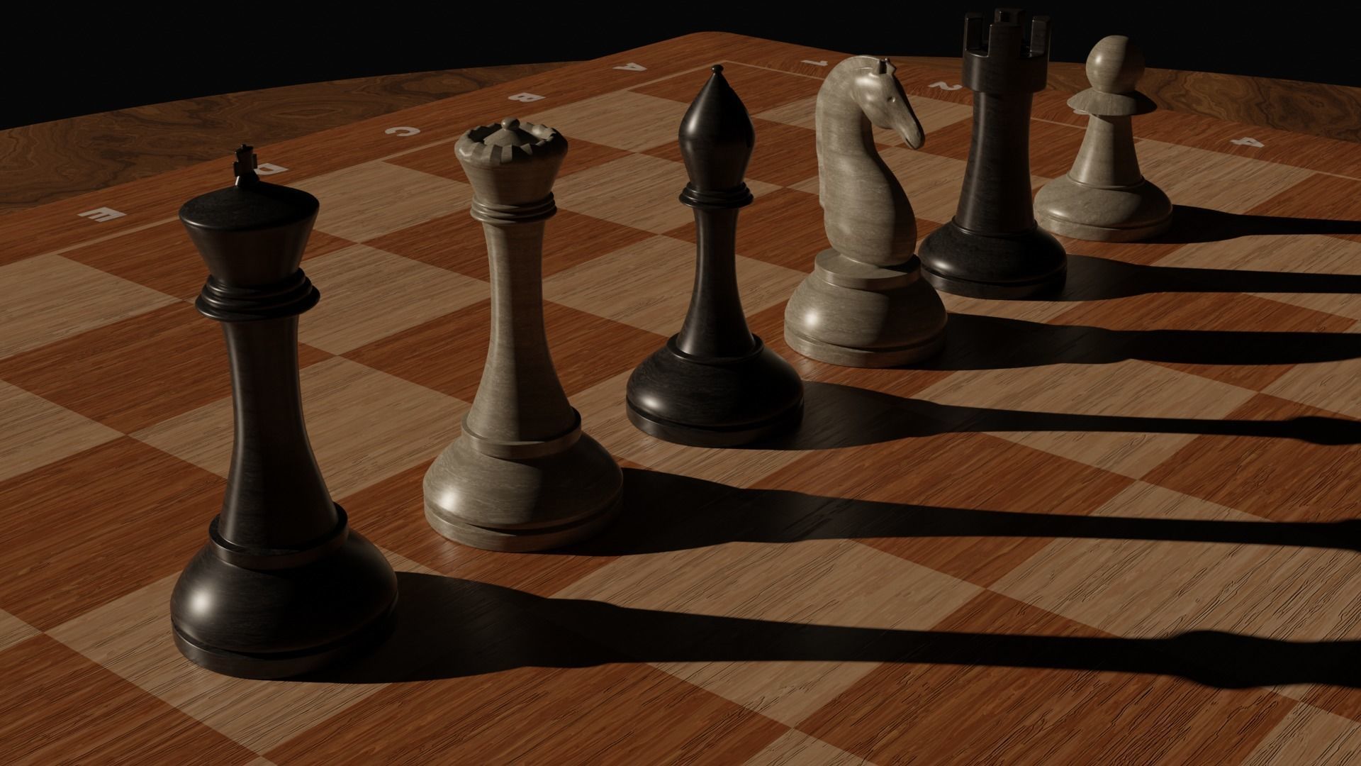 Chess high-poly 3D model 3D model_5