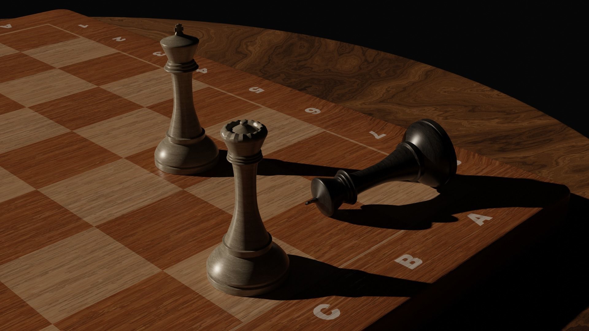 Chess high-poly 3D model 3D model_2
