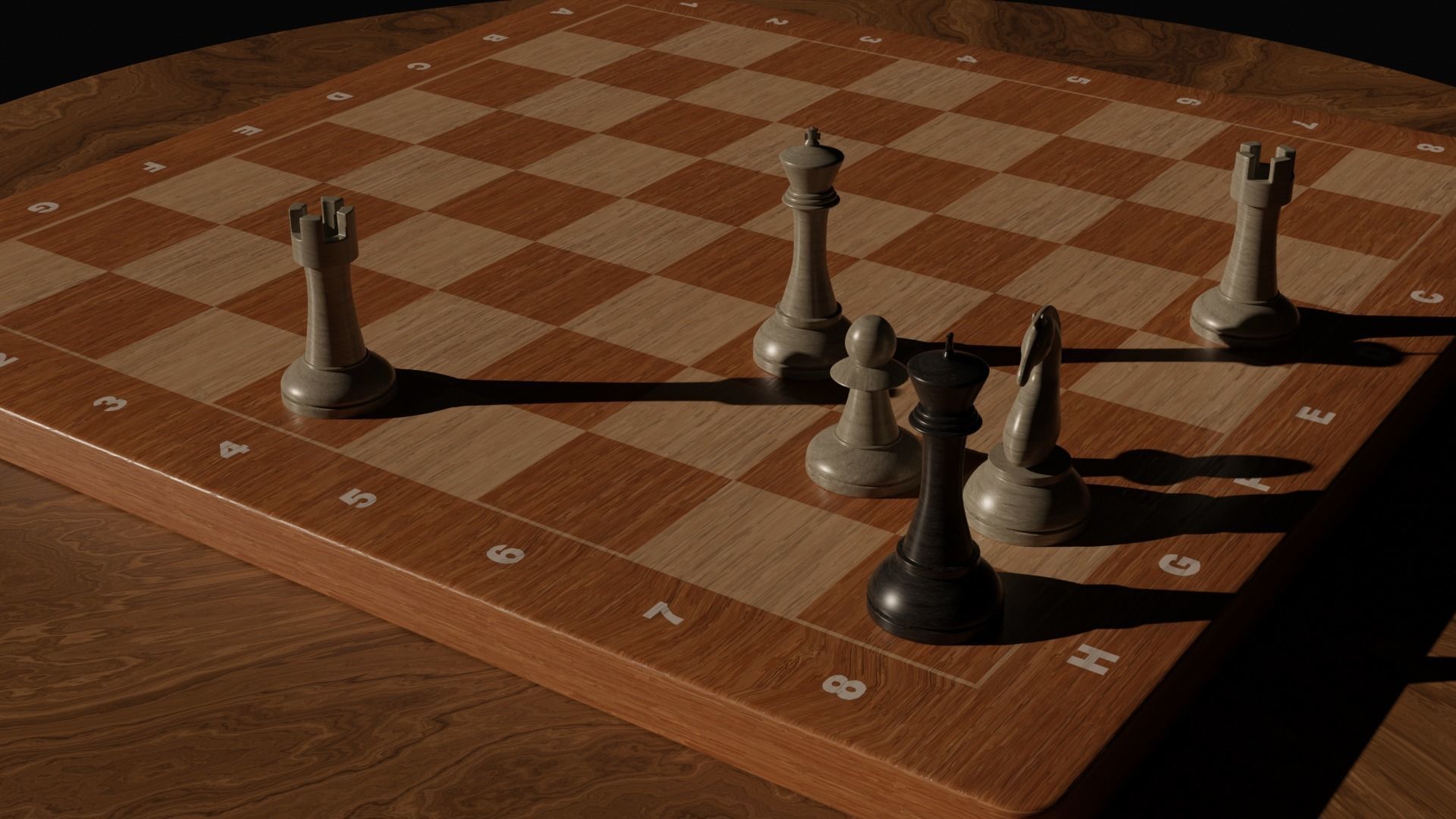 Chess high-poly 3D model 3D model_4
