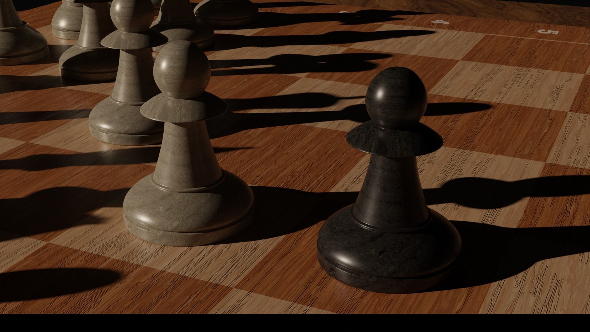 Chess high-poly 3D model 3D model_1