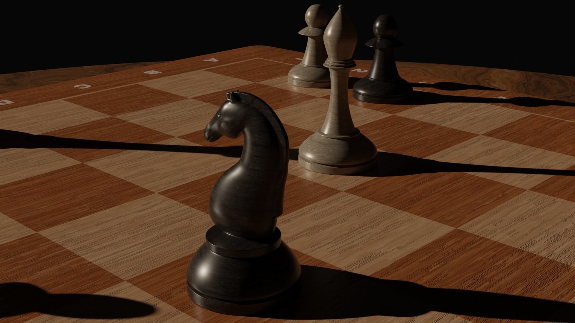 Chess high-poly 3D model 3D model_3