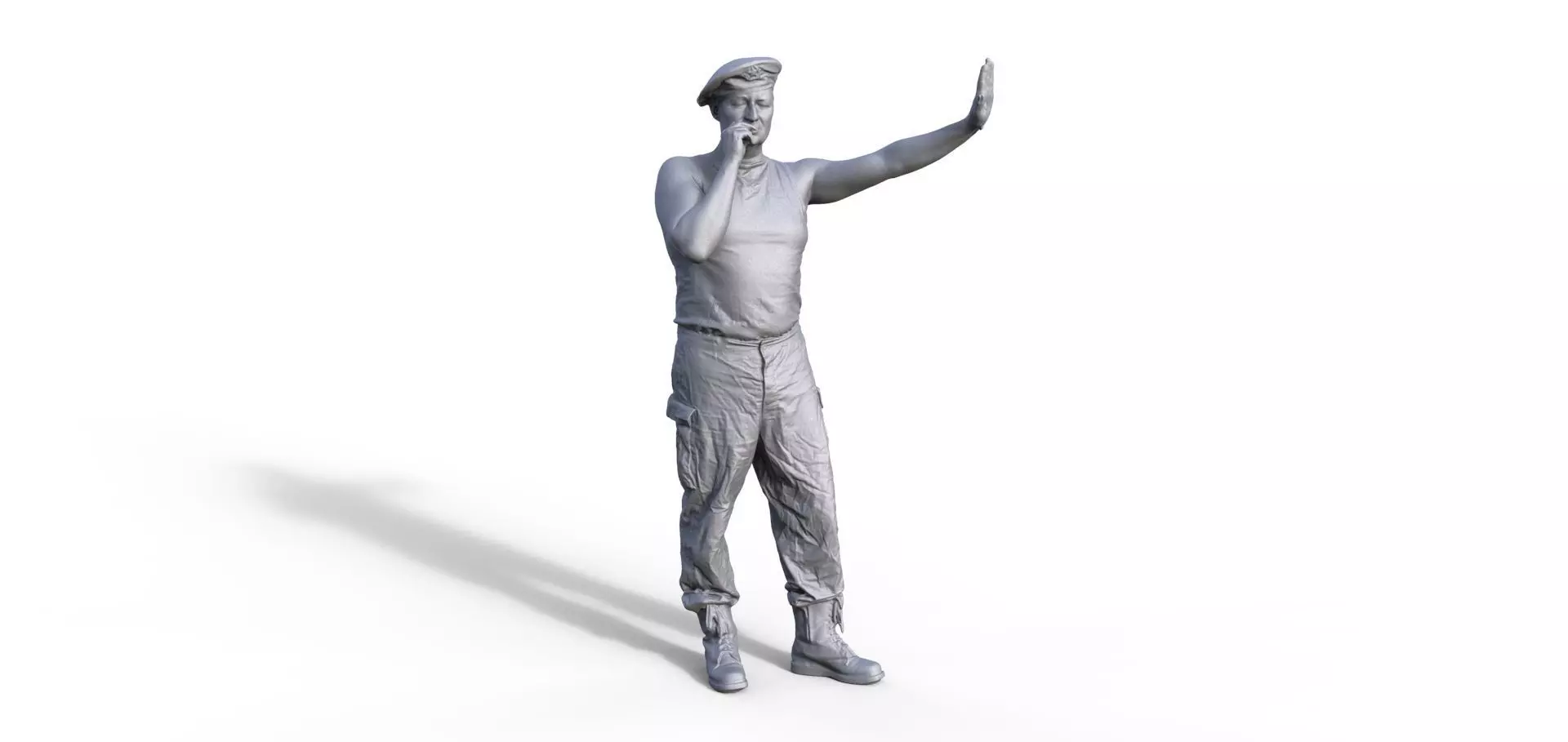 passenger Russian soldier Typ C 3D print model