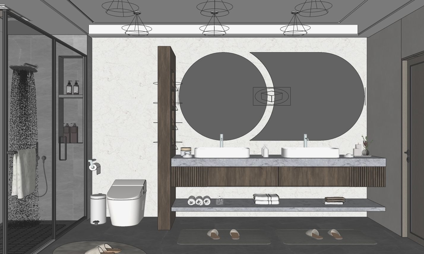 Master Bathroom 3D model_3