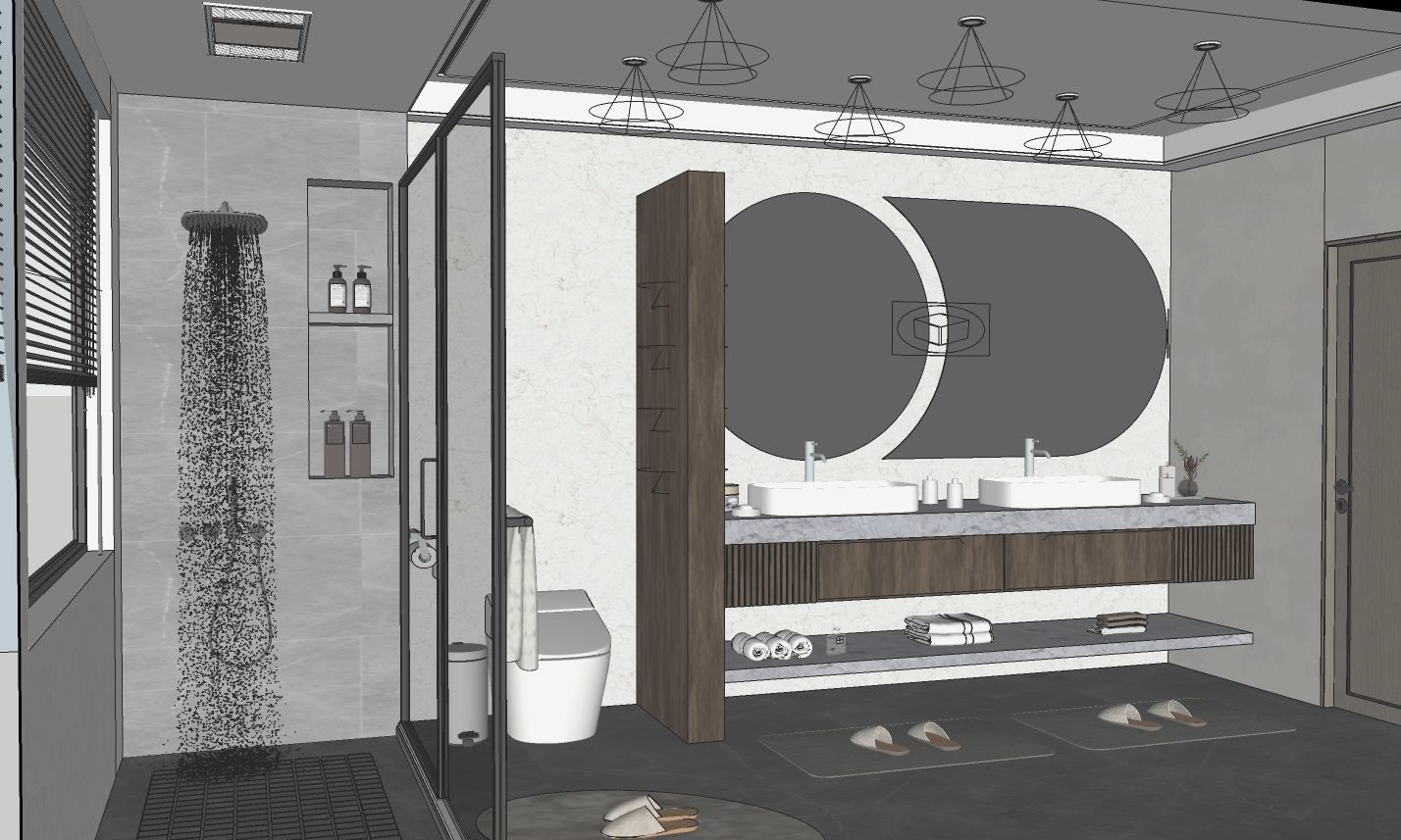 Master Bathroom 3D model_4