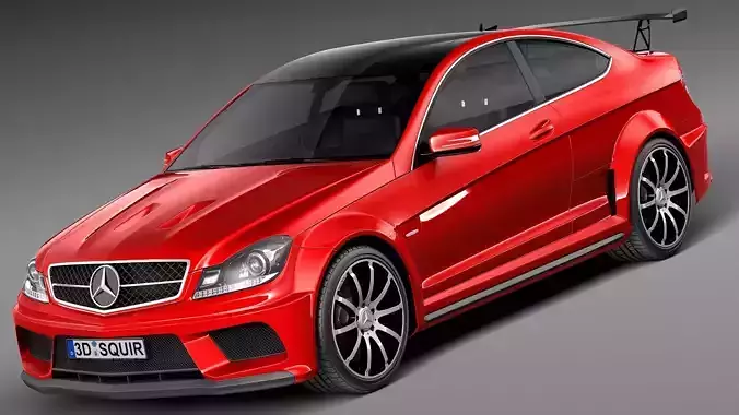 Mercedes-Benz C63 AMG Black 2013