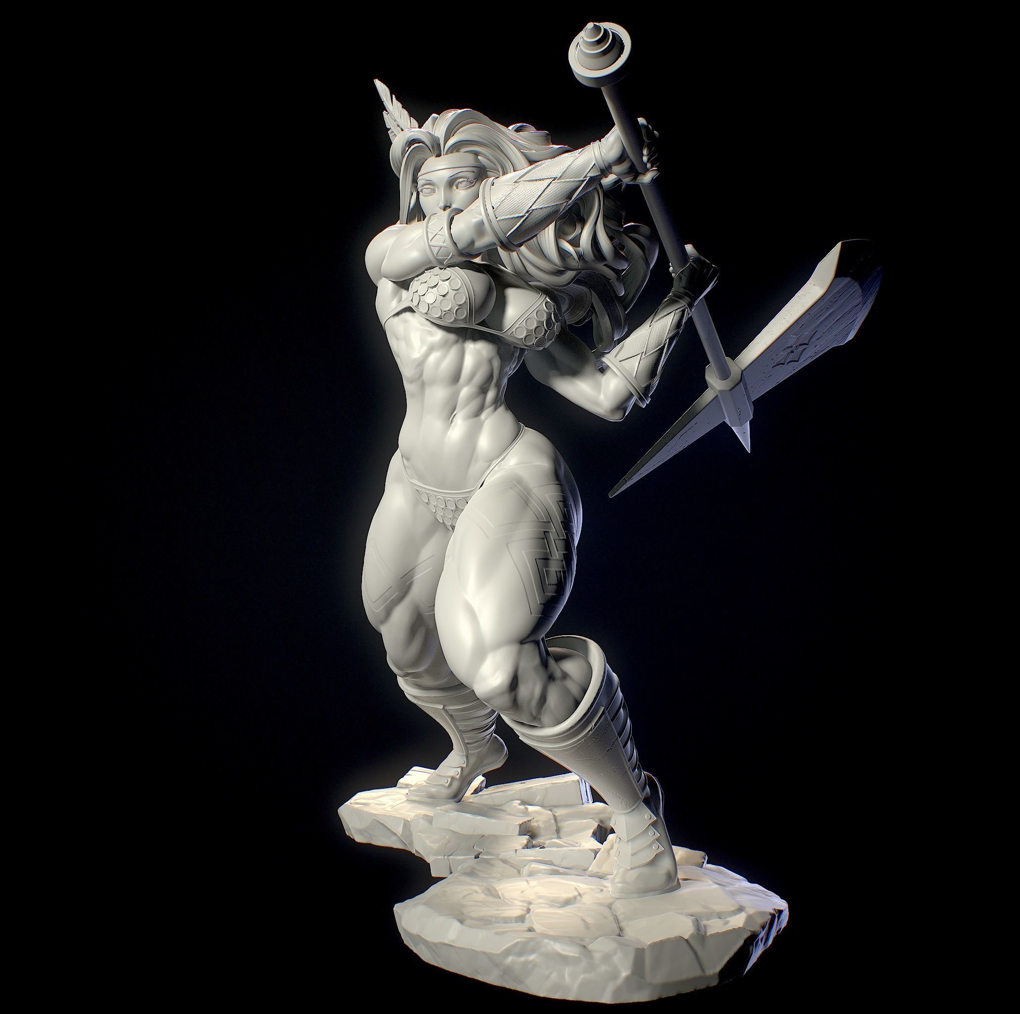 Amazon with NSFW 3D print model_16