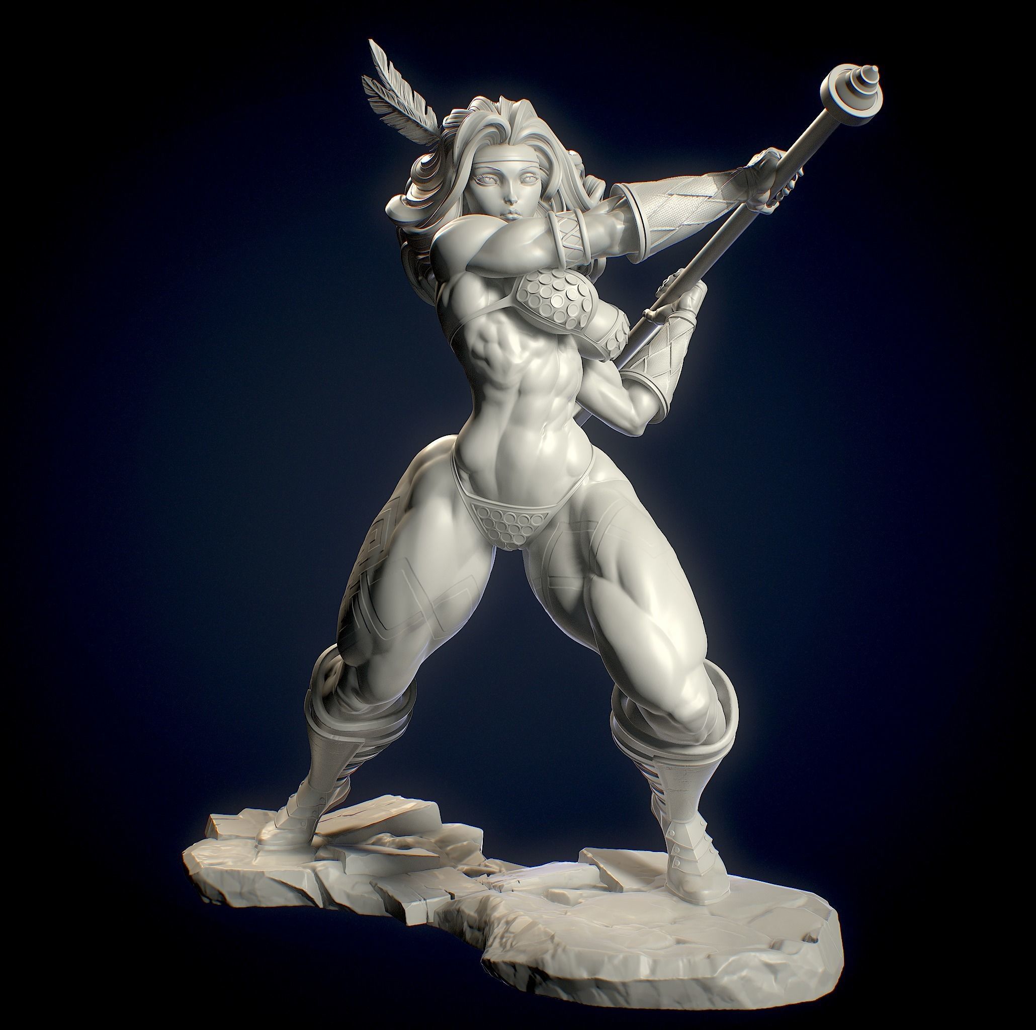 Amazon with NSFW 3D print model_17