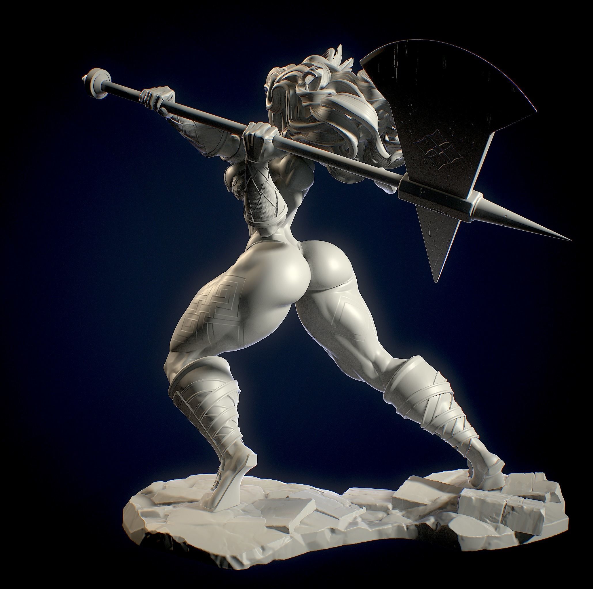 Amazon with NSFW 3D print model_14