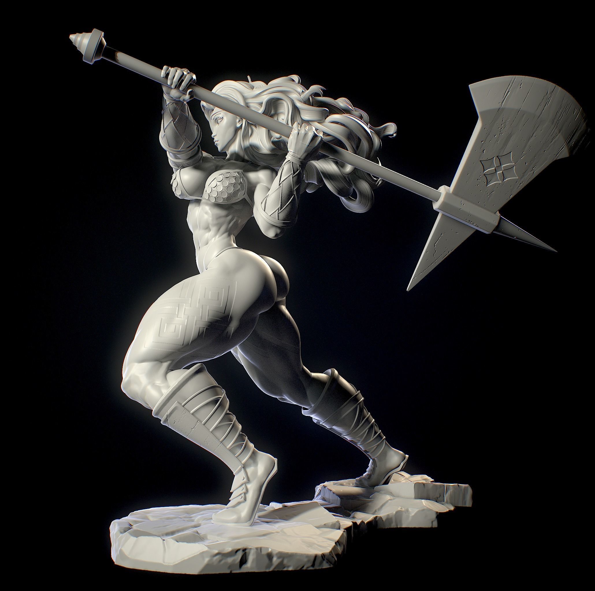 Amazon with NSFW 3D print model_15